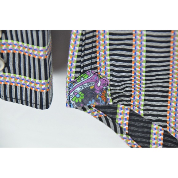 Robert Graham Shirt Men's XL Long Sleeve Classic Fit Casual Striped - Picture 4 of 12